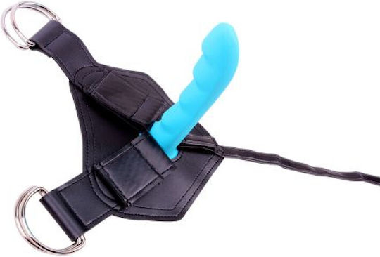 Chisa Novelties Cavelier Strap-On Арсенал с Единично Дилдо 18см в Тюркоазен цвят