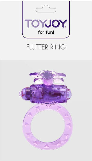ToyJoy Flutter Vibrating Ring Vibrating Cock Ring Cock Violet