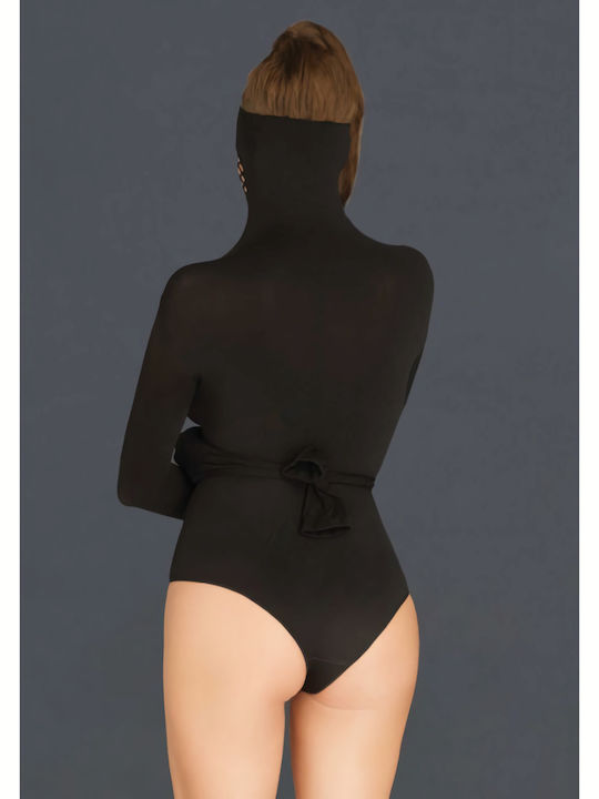 Leg Avenue KI4022 Masked Teddy Sexy Κορμάκι Διχτυωτό Μαύρο