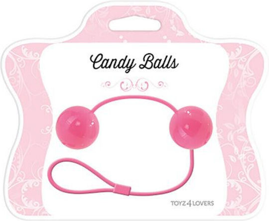 Toyz4lovers Candy Balls Vaginal Balls Κολπικές Μπάλες Ροζ