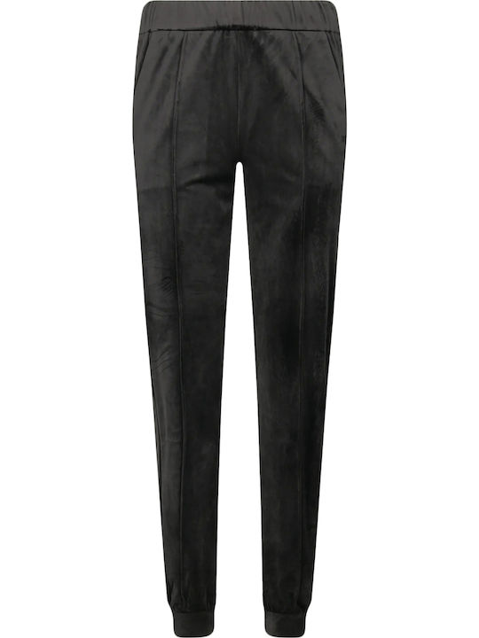 Damen Stoff Hose Schwarz