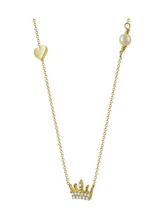 Kiriakos Gofas cu design Tiara din Aur 14K cu Perle