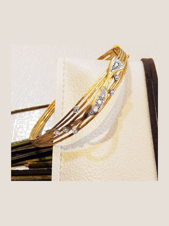Polytimo Damen Armband aus Gold 18K mit Diamant