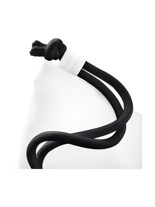 BagBase Icon Gymsac White/ Black