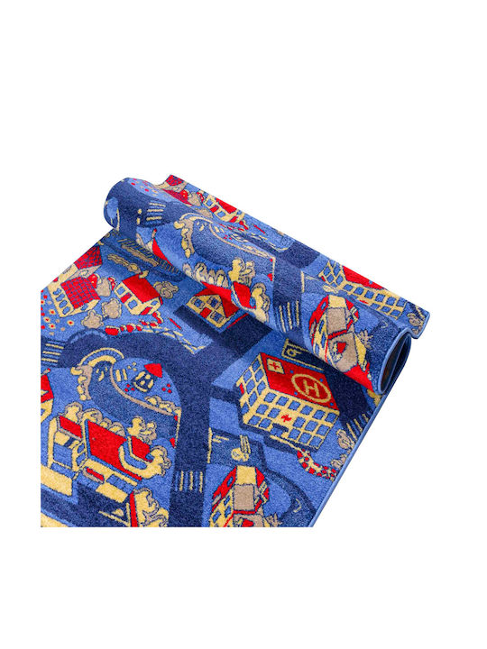 Polcarpet Kids Rug Albastru 133x190cm