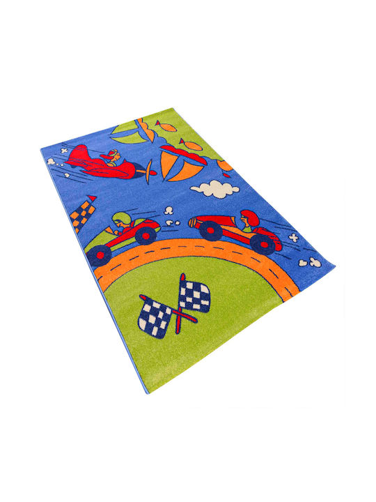 Polcarpet Παιδικό Χαλί Μπλε 133x190cm