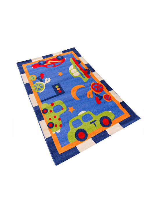 Polcarpet Παιδικό Χαλί Μπλε 133x190cm