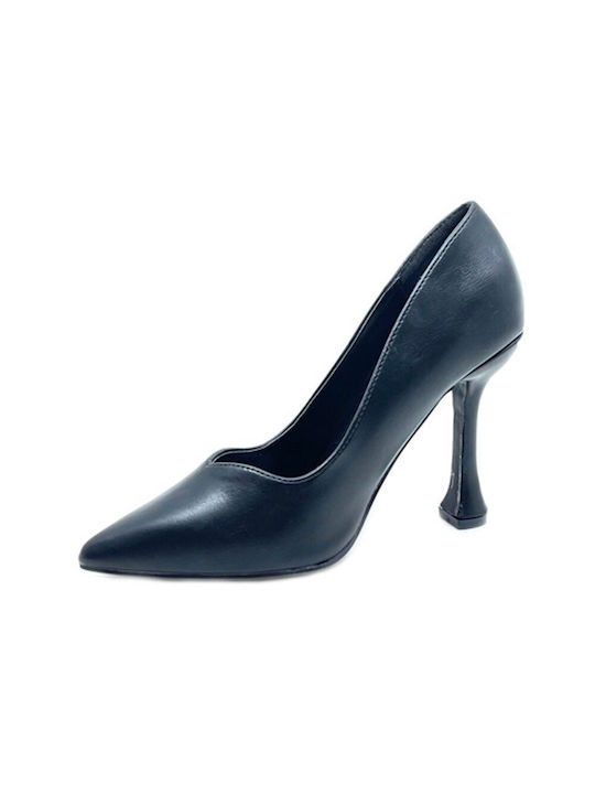 Queen Accessories Pointed Toe Black High Heels