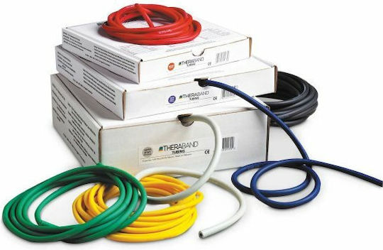 Thera-Band Professional Resistance Tubing Λάστιχο Γυμναστικής Σωληνωτό Μέτριο Κίτρινο 30.5m Thin Yellow