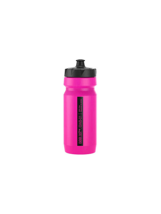 BBB Sticlă de apă Plastic Pentru bicicletă 550ml Roz