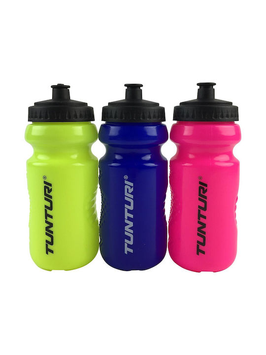 Tunturi Sport Water Bottle Plastic 500ml Yellow