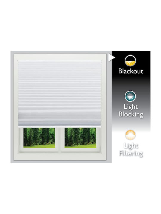 Lalos Shade Blind Fabric in White Color L90xH180cm