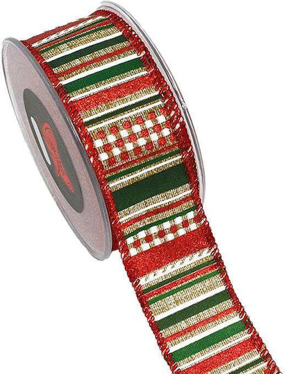 Kappa Decor Christmas Ribbon Red 1pc