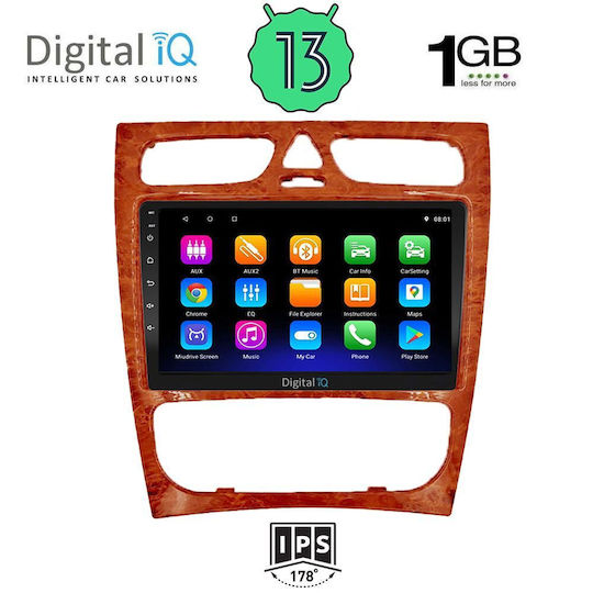 Digital IQ Sistem Audio Auto pentru Nissan Cireș 1999-2004 (Bluetooth/USB/WiFi/GPS/Apple-Carplay/Android-Auto) cu Ecran Tactil 9"