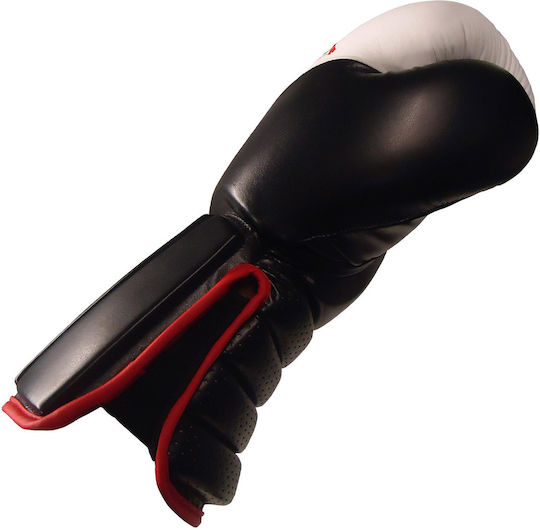 Olympus Sport Boxing Gloves Leather for Match Black