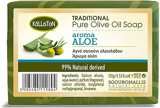 Kalliston Pure Olive Oil Soap Aloe 100gr