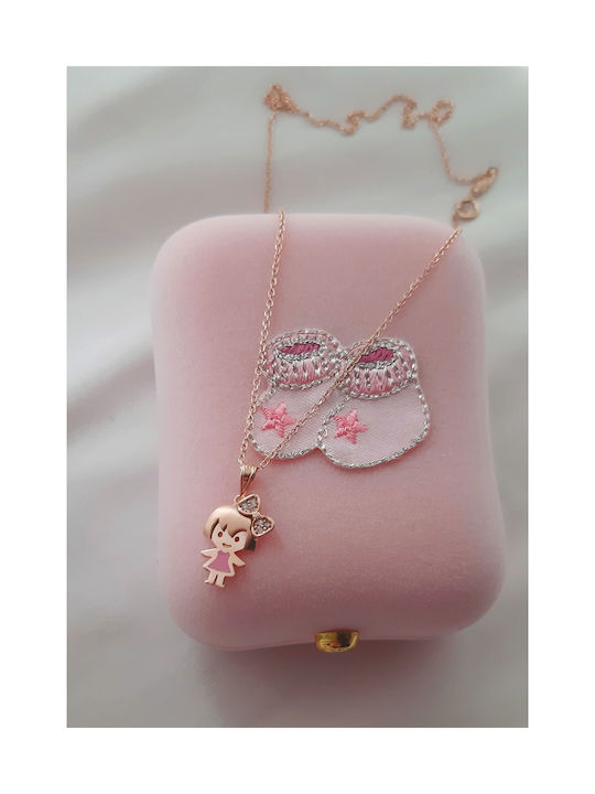 Necklace from Rose Gold 14K