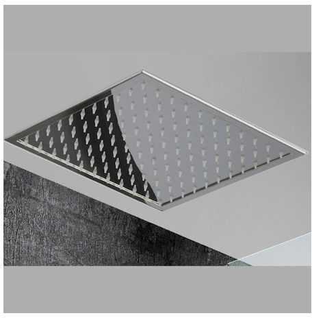 Excel Built-in Mixer, Hand Shower & Shower Head Set for Shower 3 Exits Silver