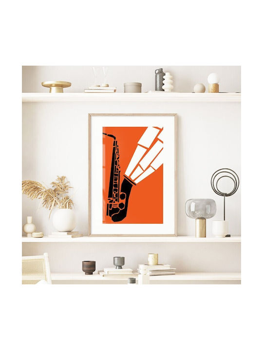 Walls Αφίσα Retro Jazz Saxophone 20x30cm Walls Αφίσα Retro Jazz Saxophone 20x30cm