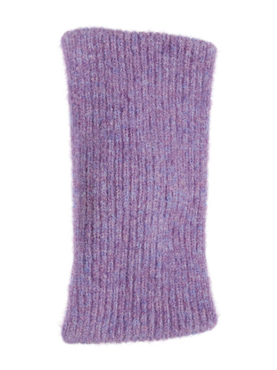 Knitted Beanie Cap Purple