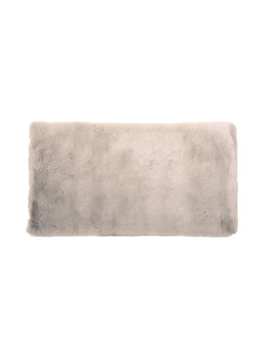 Nef-Nef Homeware Estelle Rug Rectangular Shaggy Furry Ecru