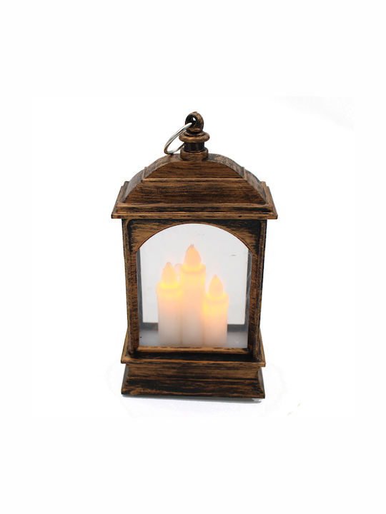 Διακοσμητικό Christmas White Battery Lantern 13cm