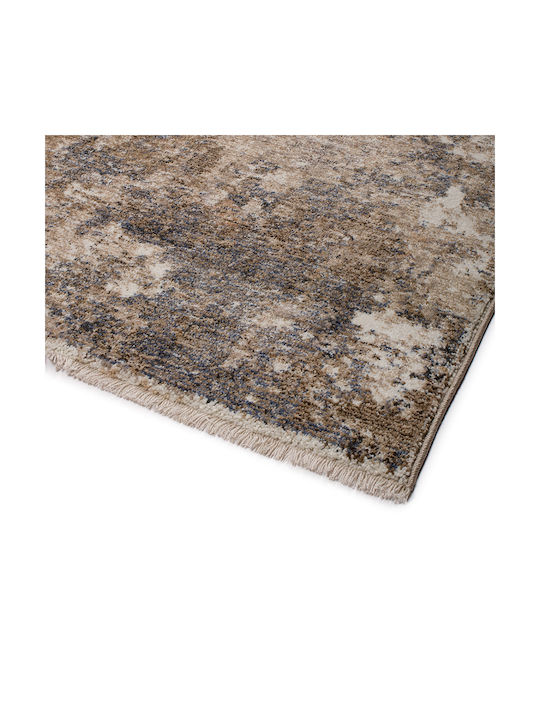 Viokarpet Meryland 35280-110 Rug Rectangular with Fringes Beige