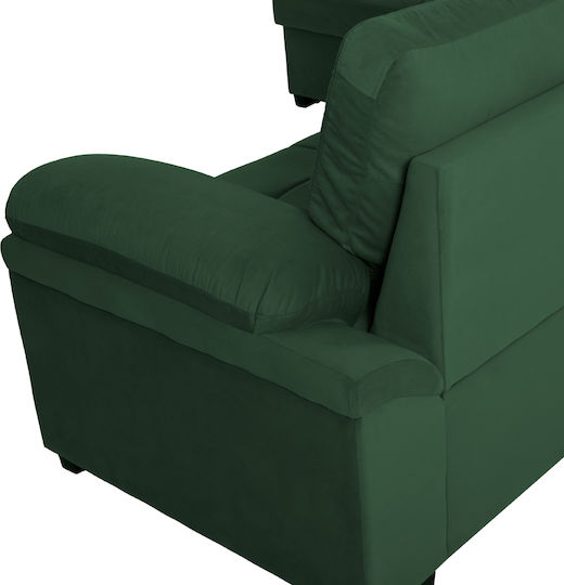 Jade Colțar Canapea Pat Cu Colțul Stâng Catifea Cipru 250x180x88cm