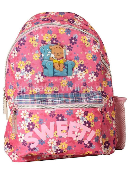 Lyc Sac Bonnie School Bag Backpack Kindergarten in Pink color