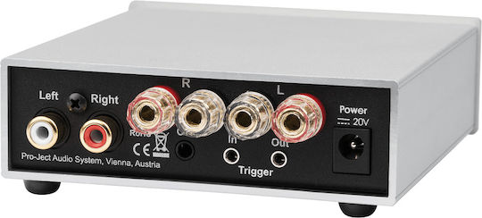 Pro-Ject Audio Amp Box S3 Τελικός Ενισχυτής Hi-Fi Stereo 40W/4Ω 23W/8Ω Ασημί