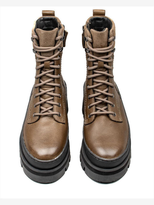 Orianna 2 Leather Women's Ankle Boots Khaki