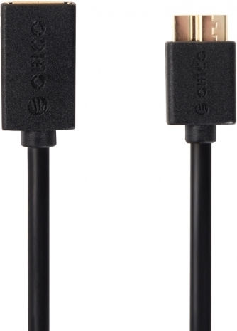 Orico Μετατροπέας micro USB male σε USB-A female 1τμχ COR3-15-BK
