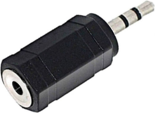 Μετατροπέας 2.5mm male σε 3.5mm female 1τμχ 17130