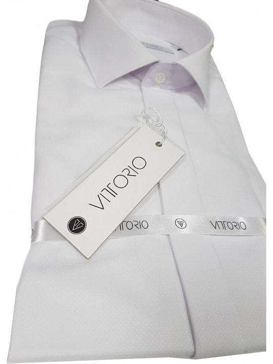 Vittorio Artist Slim Fit Бяла Риза