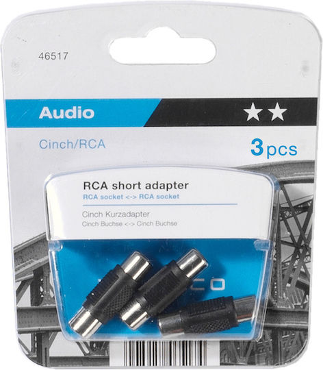Vivanco Convertor RCA Feminin La RCA Feminin 1 Bucată 46517