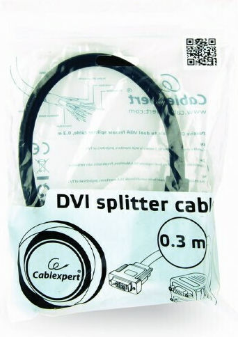 Cablexpert Конвертор DVI-I мъжки към VGA женски Черен 1бр A-DVI-2VGA-01