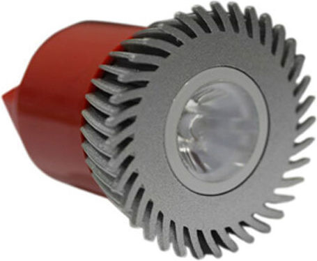 Adeleq LED-Lampe 3W für Fassung GU5.3 und Form MR16 Rot
