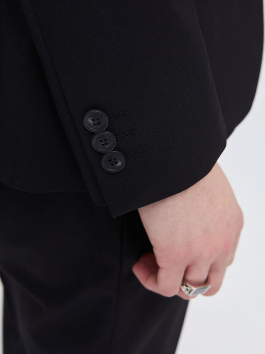 Men's Suit Slim Fit Black