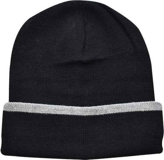 Knitted Beanie Cap Black