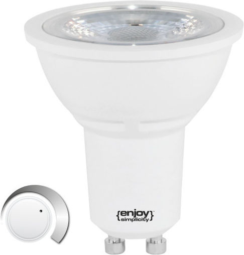 Elvhx LED Bulb 5.5W for Socket GU10 and Shape MR16 Natural White 420lm Dimmable