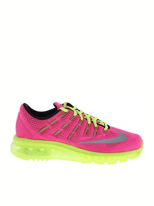 Air Max 2016 Детски спортни обувки Running с Връзки фуксия