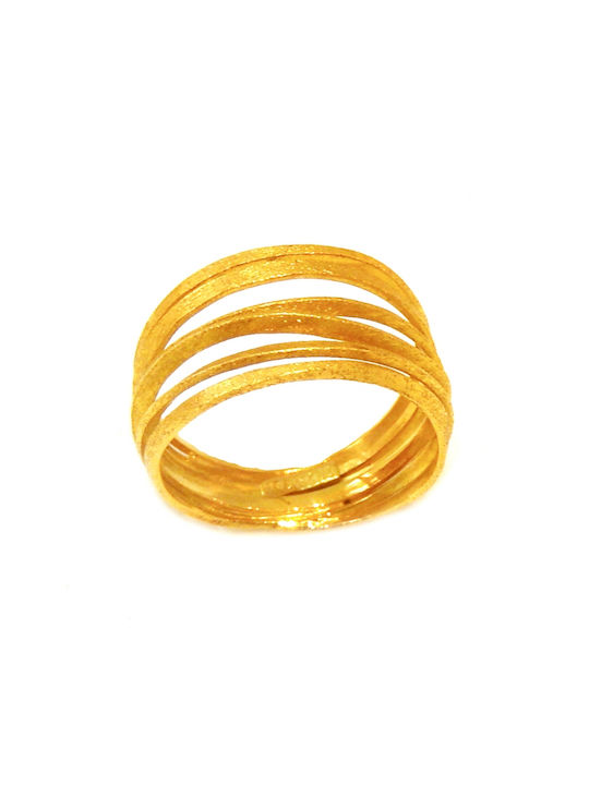 Polytimo Women's Gold Ring 18K