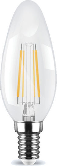 Vivalux LED-Lampe 4W für Fassung E14 und Form B35 Warmes Weiß 470lm