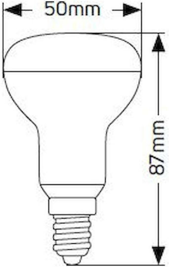 Geyer LED Bulb 5W for Socket E14 and Shape R16 Natural White 400lm
