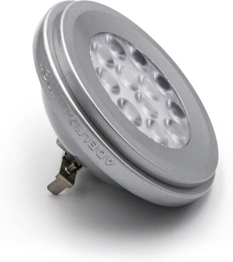 Adeleq LED крушка 12W 110mm за фасунга G53 и форма AR111 Хладно бяло 880лм Димируем