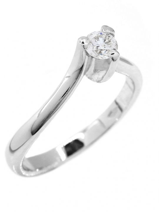 Art d or Damen Ring mit Diamant aus Weißgold 18K