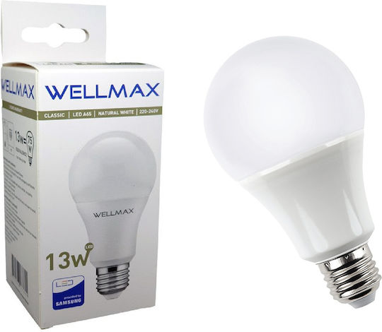 Wellmax LED Bulb Common E27 13W-75W Warm White