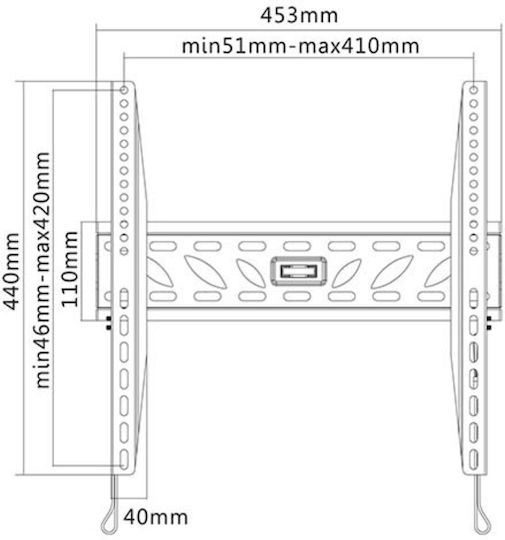 GoGEN GOGDRZAKTILTL Επιτοίχια έως 55" και 50kg