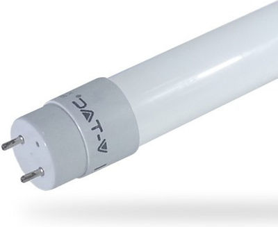 V-TAC LED Bulbs Fluorescent Type 120cm for Socket G13 and Shape T8 Warm White 1700lm 1pcs