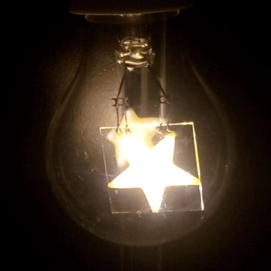 Diolamp Bec LED 2W 105mm pentru Soclu E27 și Formă A60 Alb cald 200lm